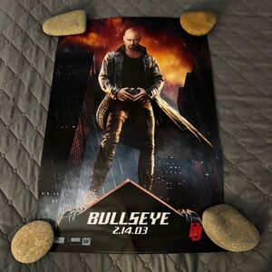 Bullseye Daredevil Original 13.5x20 Promotional Movie Poster